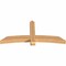 Ekena Millwork Bellingham Timber Gable Bracket, Western Red Cedar, 72"W x 33"H x 5 1/2"D x 5 1/2"F, 11/12 Pitch GBW072X33X0606BEL00SWR - alternate 3
